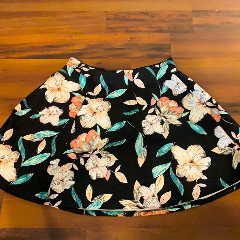 Floral Skater Skirt